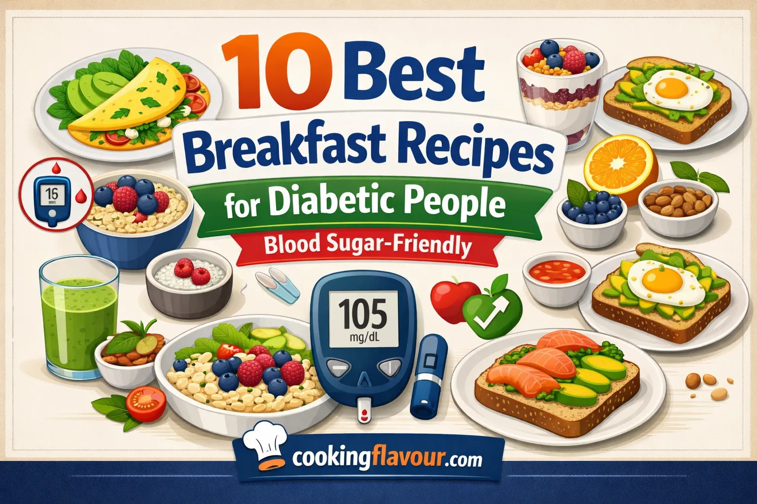 10 Best Breakfast Recipes for Diabetic People Blood Sugar-Friendly