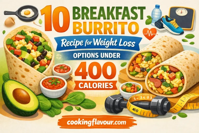 10 Breakfast Burrito Recipe for Weight Loss Options Under 400 Calories