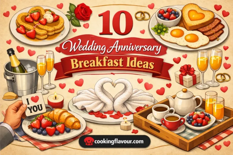 10 Wedding Anniversary Breakfast Ideas