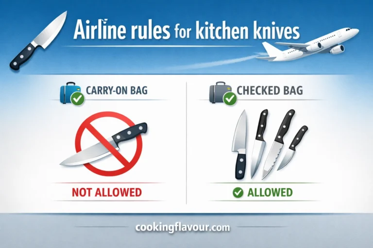 Airline Rules for Kitchen Knives