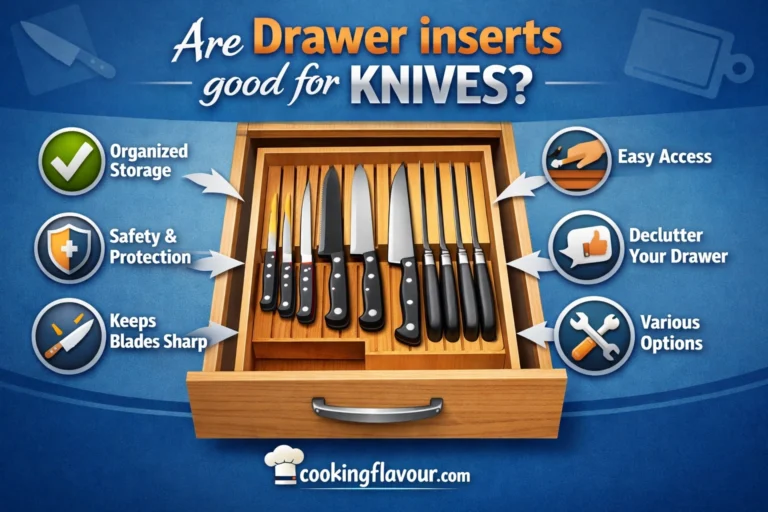 Are drawer inserts good for knives?