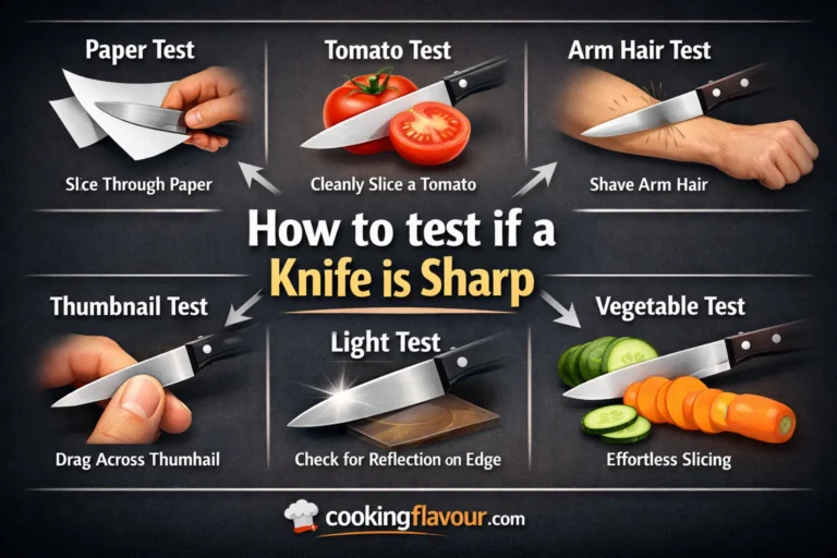 How to test if a knife is sharp