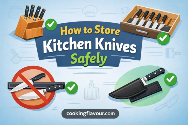 How to store kitchen knives safely
