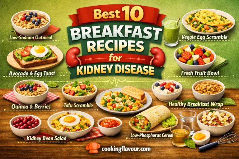 Best 10 Breakfast Recipes for Kidney Disease | Kidney-Friendly Morning Meals