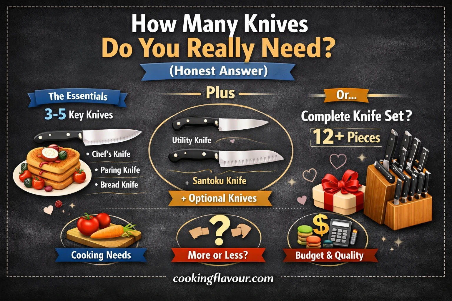 How Many Knives Do You Really Need (Honest Answer)
