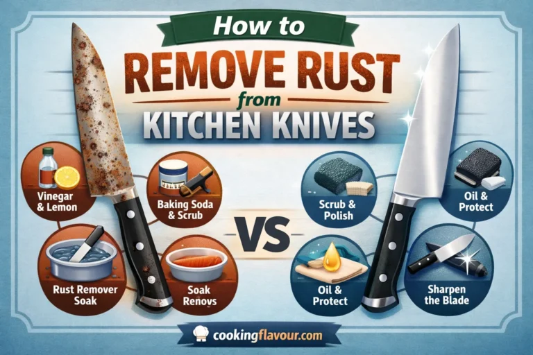How to Remove Rust from Kitchen Knives