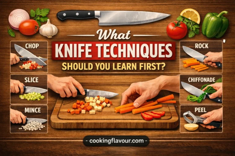 Knife Techniques to Learn First