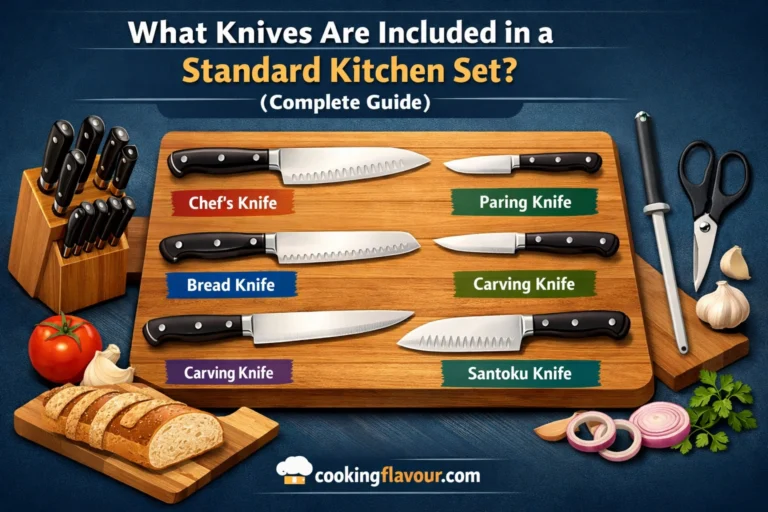 What Knives Are Included in a Standard Kitchen Set (Complete Guide)