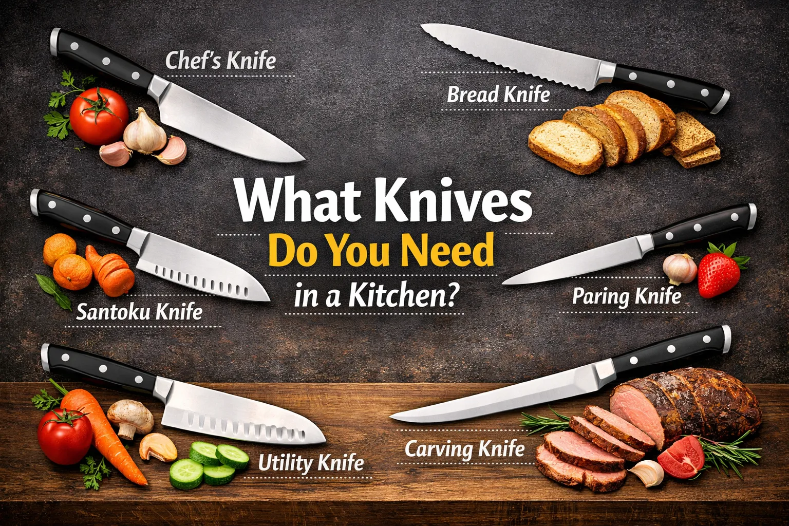 What Knives Do You Need in a Kitchen