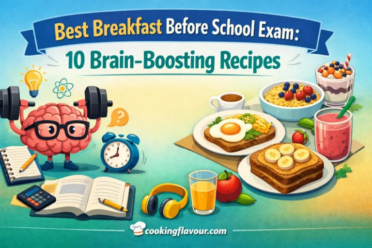 best breakfast before school exam