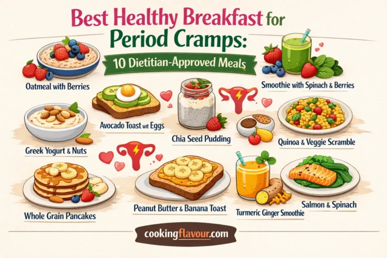 best healthy breakfast for period cramps