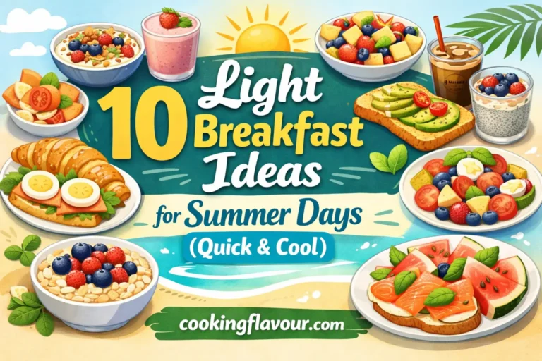 light breakfast ideas for summer days