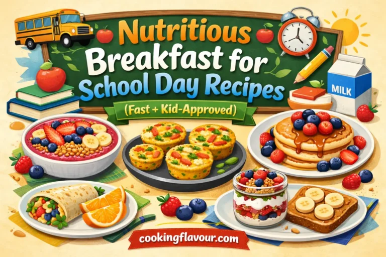 nutritious breakfast for school day