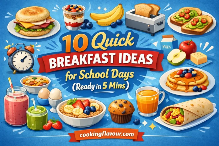 quick breakfast ideas for school days