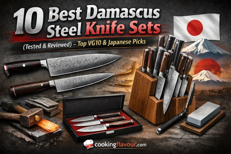 10 Best Damascus Steel Knife Sets for 2026 (Tested & Reviewed) – Top VG10 & Japanese Picks