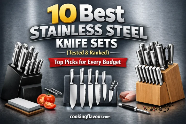 10 Best Stainless Steel Knife Sets for 2026 (Tested & Ranked) – Top Picks for Every Budget