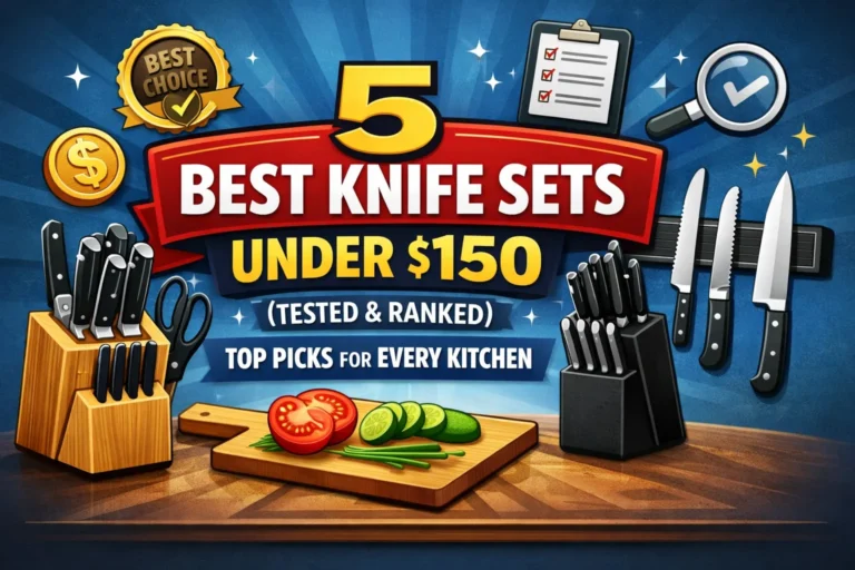 5 Best Knife Sets Under $150 in 2026 (Tested & Ranked) – Top Picks for Every Kitchen
