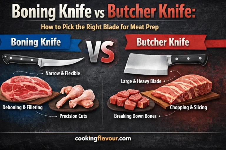 Boning Knife vs Butcher Knife