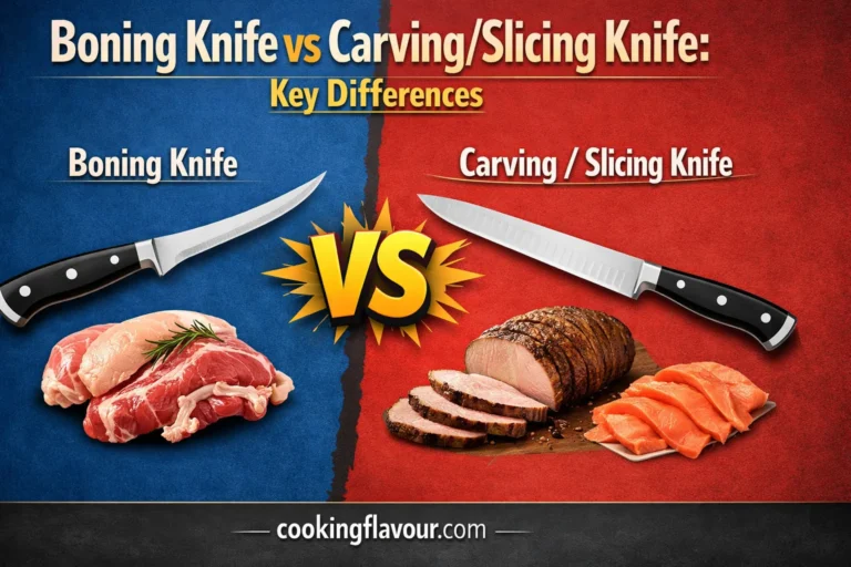 Boning Knife vs Carving Slicing Knife
