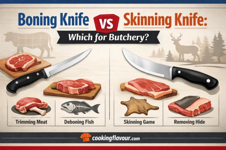 Boning Knife vs Skinning Knife