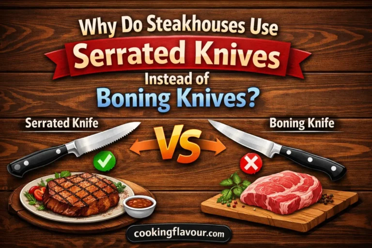 Steakhouses Use Serrated Knives Instead of Boning Knives