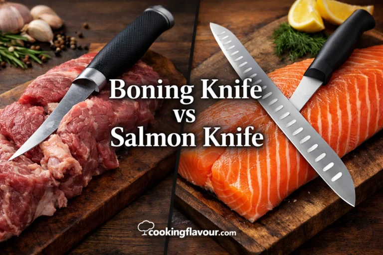 Boning Knife vs Salmon Knife