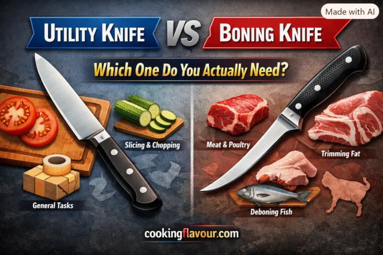 Utility Knife vs Boning Knife