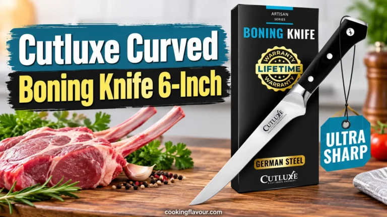 Cutluxe Curved Boning Knife 6-Inch