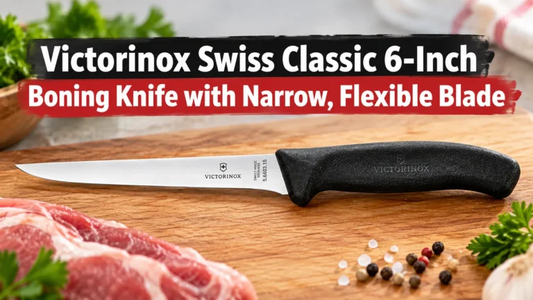 Victorinox Swiss Classic 6-Inch Boning Knife with Narrow, Flexible Blade