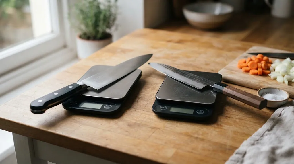 Average Weight Ranges by Knife Style