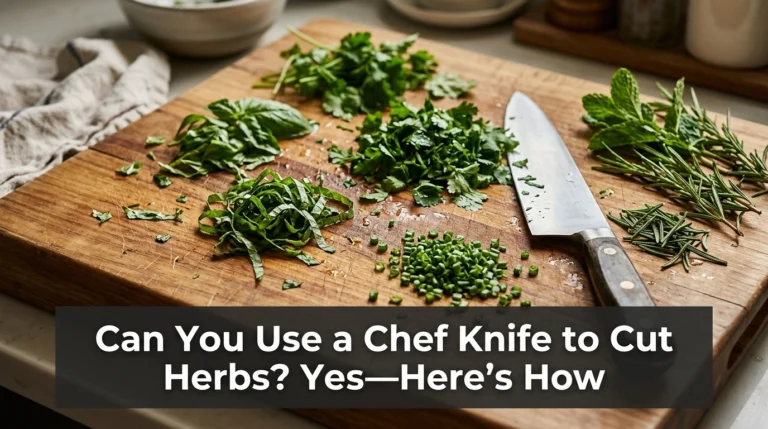 Can You Use a Chef Knife to Cut Herbs