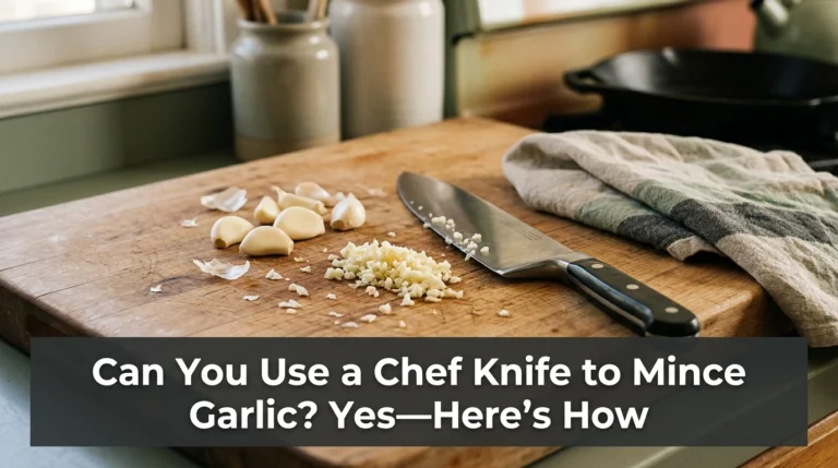 Can You Use a Chef Knife to Mince Garlic