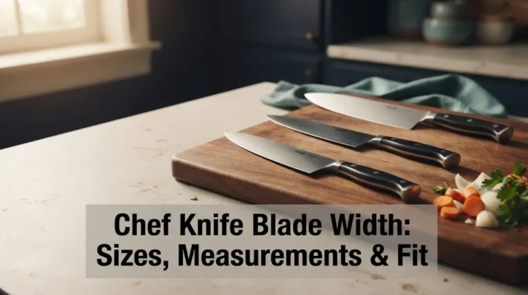Chef Knife Blade Width Sizes, Measurements & Fit