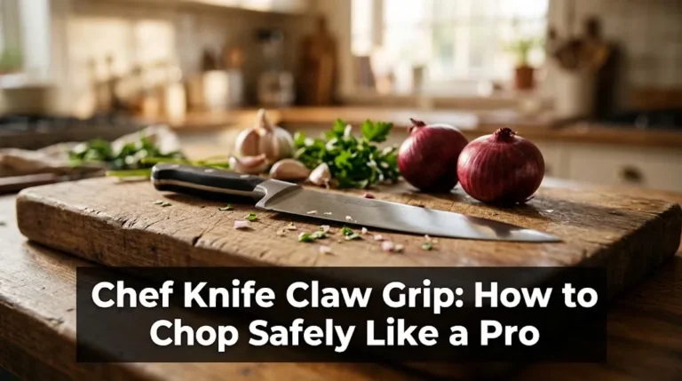 Chef Knife Claw Grip