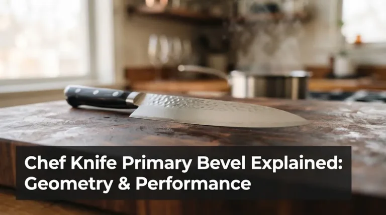 Chef Knife Primary Bevel Explained