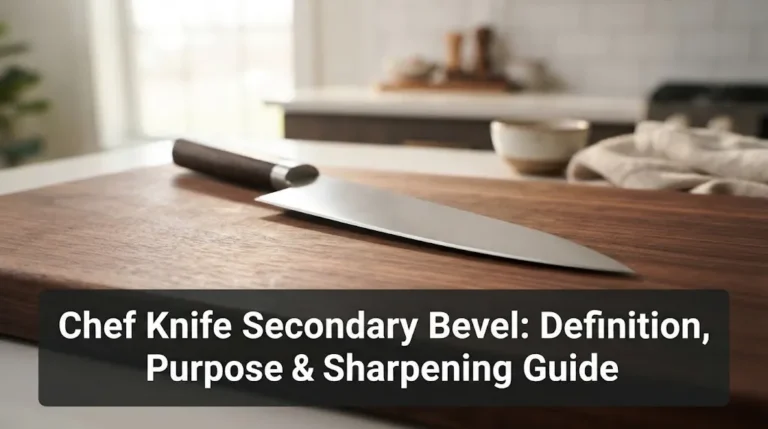 Chef Knife Secondary Bevel