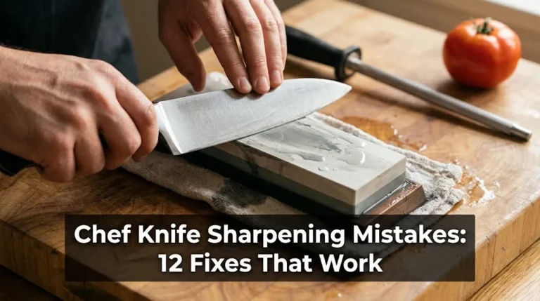 Chef Knife Sharpening Mistakes