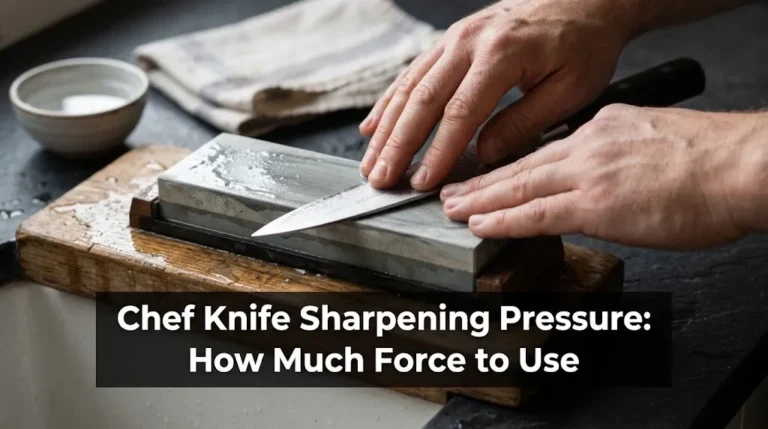 Chef Knife Sharpening Pressure