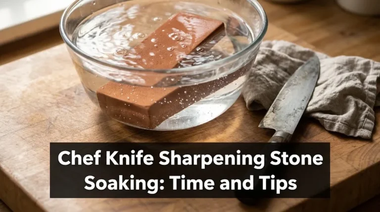 Chef Knife Sharpening Stone Soaking