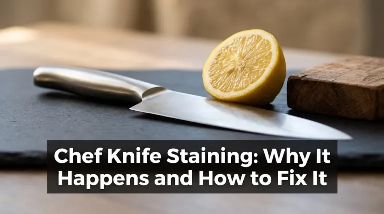 Chef Knife Staining