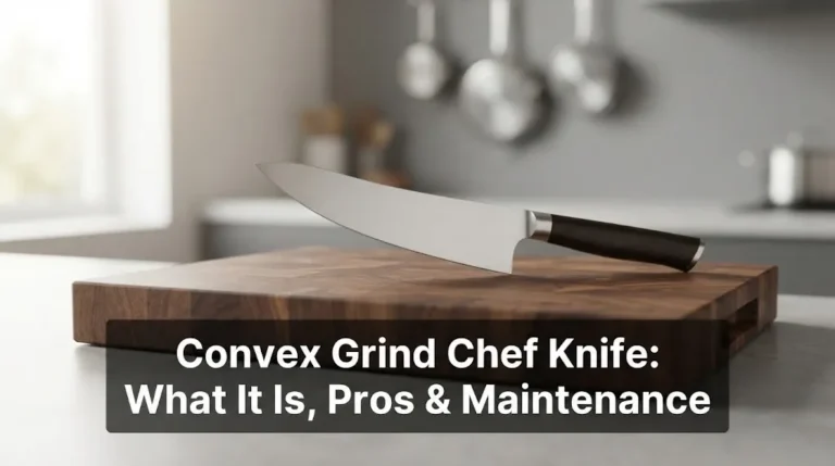 Convex Grind Chef Knife