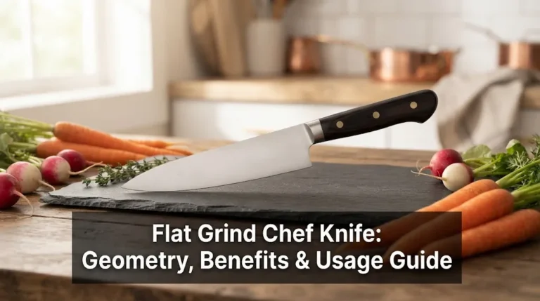 Flat Grind Chef Knife