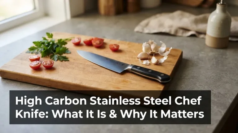 High Carbon Stainless Steel Chef Knife What It Is & Why It Matters