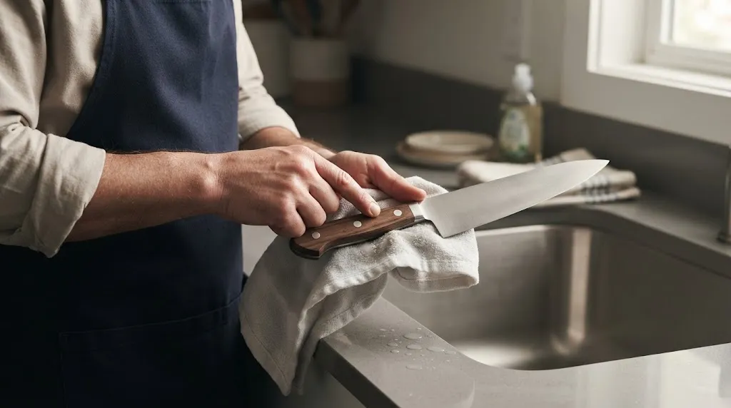 How to Care for Riveted Chef Knife Handles