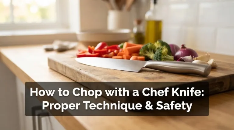 How to Chop with a Chef Knife