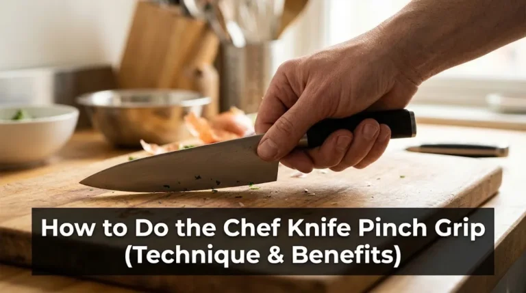 How to Do the Chef Knife Pinch Grip