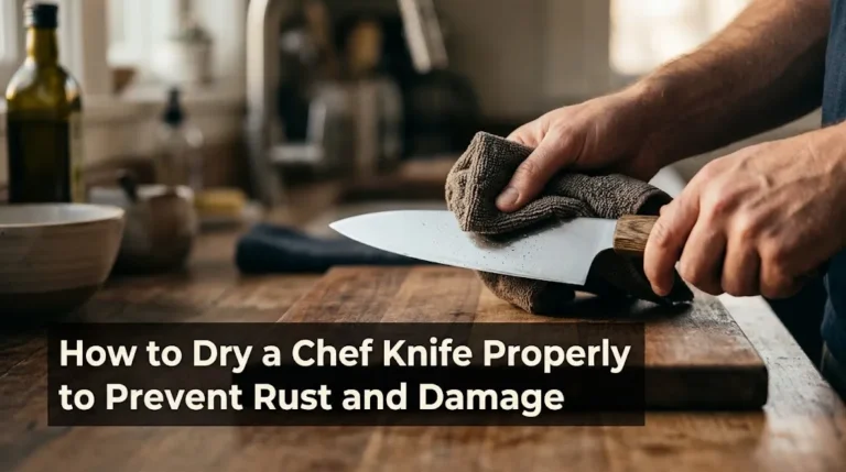 How to Dry a Chef Knife Properly to Prevent Rust and Damage