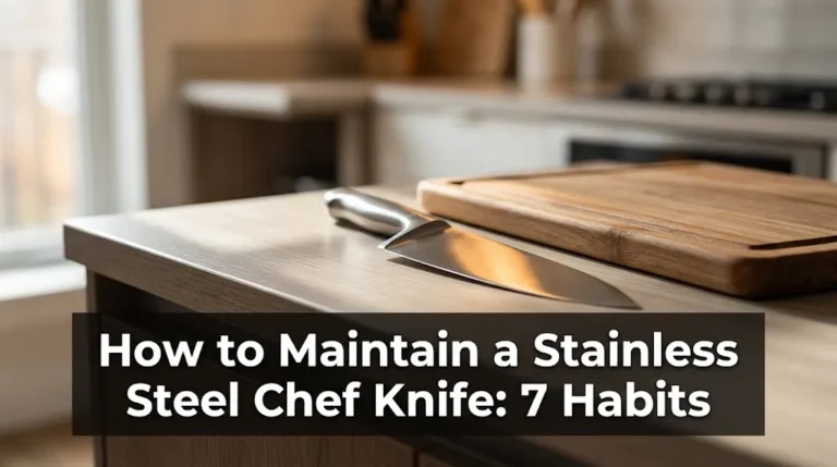 How to Maintain a Stainless Steel Chef Knife