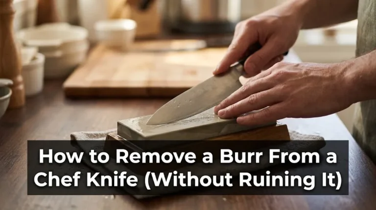 How to Remove a Burr From a Chef Knife