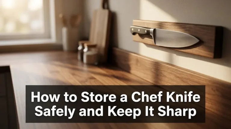 How to Store a Chef Knife Safely and Keep It Sharp